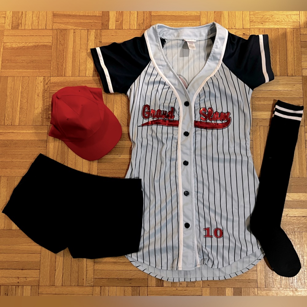 Baseball Costume, 4 pieces. NWOT.